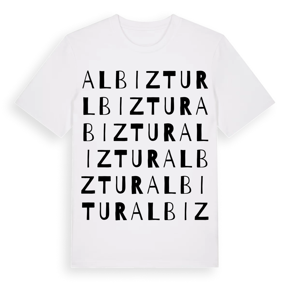 Albiztur ordlek t-shirt – White, i miljö