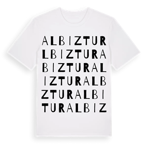 Albiztur ordlek t-shirt – ekologisk bomull t-shirt från Pinshirt