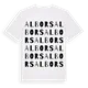 Albors ordlek t-shirt