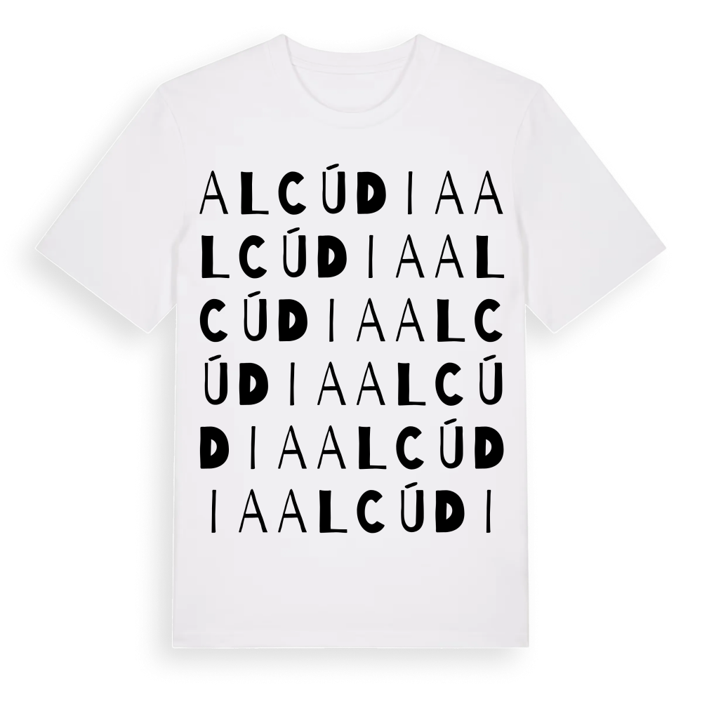 Alcúdia ordlek t-shirt – White, i miljö