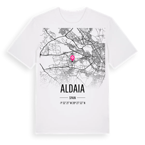 Aldaia karta t-shirt – ekologisk bomull t-shirt från Pinshirt