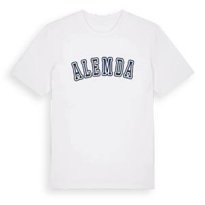 Alemdağ college t-shirt – ekologisk bomull t-shirt från Pinshirt