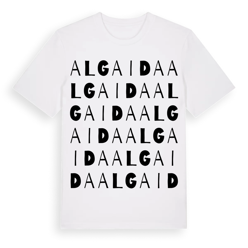 Algaida ordlek t-shirt – White, i miljö