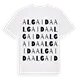Algaida ordlek t-shirt