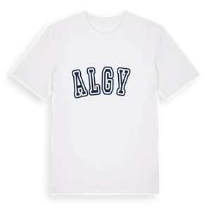 Algyő college t-shirt – ekologisk bomull t-shirt från Pinshirt