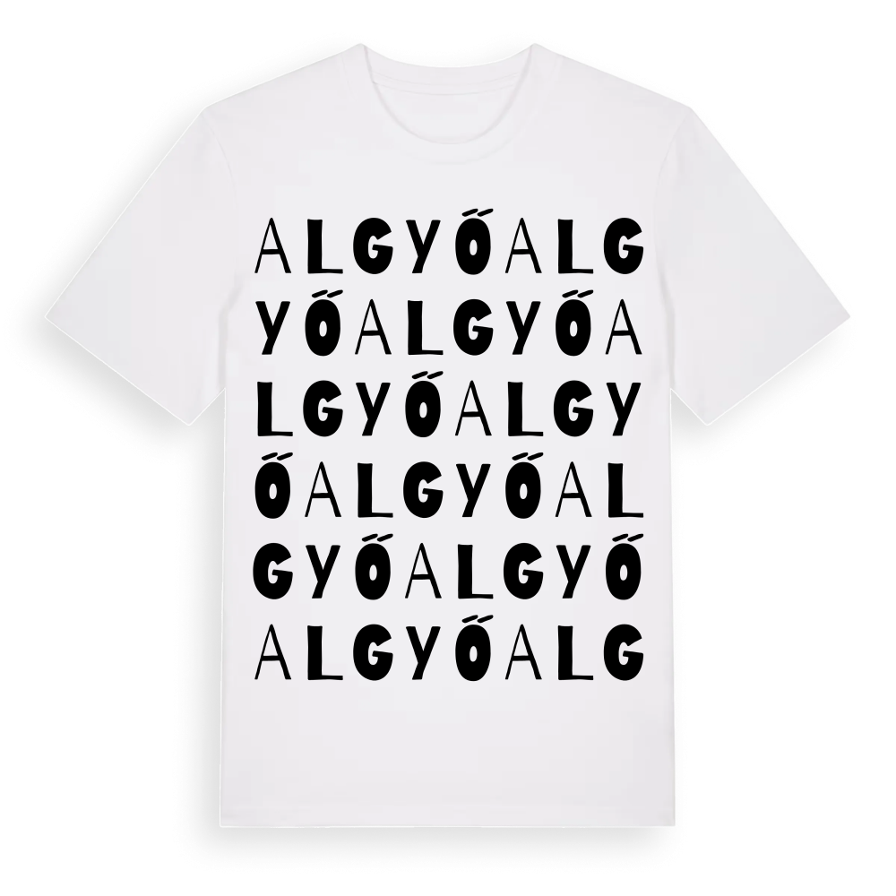 Algyő ordlek t-shirt – White, i miljö