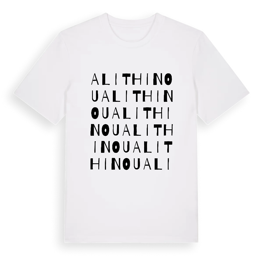 Alithinou ordlek t-shirt – White, i miljö