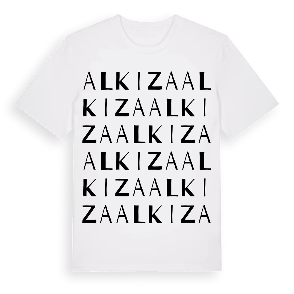 Alkiza ordlek t-shirt – White, i miljö