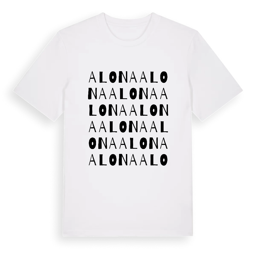 Alona ordlek t-shirt – White, i miljö