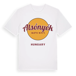 Alsónyék cirkel t-shirt – ekologisk bomull t-shirt från Pinshirt