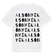 Alsónyék ordlek t-shirt