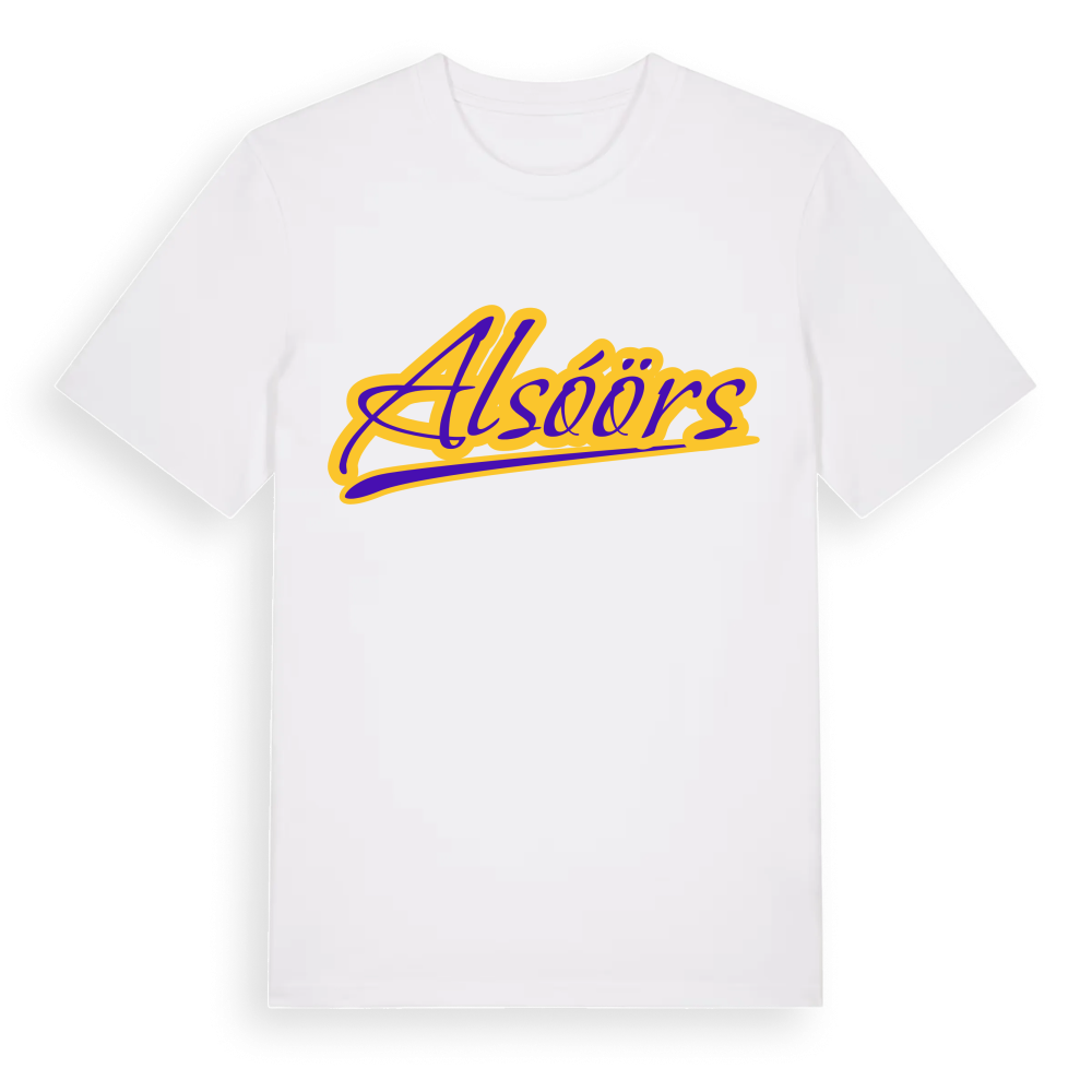 Alsóörs baseball t-shirt – White, i miljö