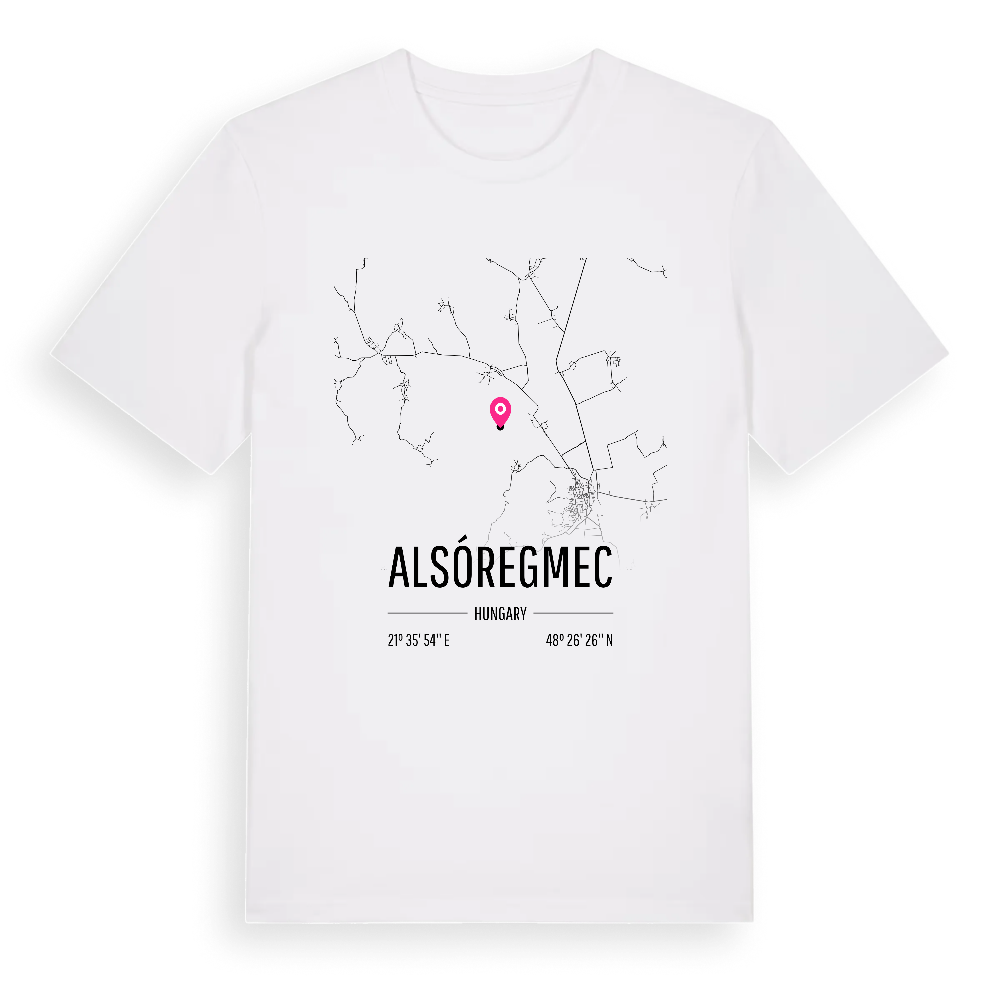 Alsóregmec karta t-shirt – White, i miljö