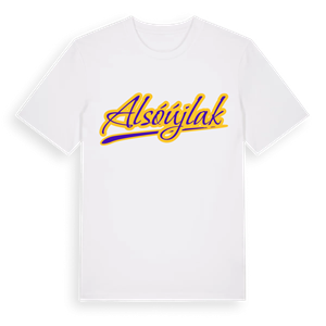 Alsóújlak baseball t-shirt – ekologisk bomull t-shirt från Pinshirt