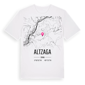 Altzaga karta t-shirt – ekologisk bomull t-shirt från Pinshirt
