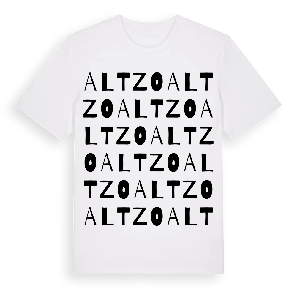 Altzo ordlek t-shirt – White, i miljö