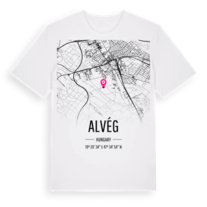 Alvég karta t-shirt – ekologisk bomull t-shirt från Pinshirt