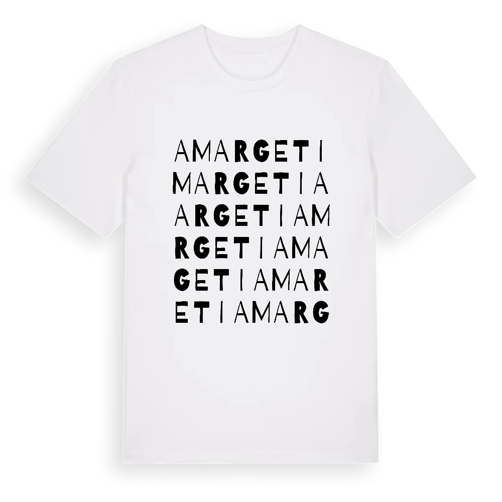 Amargeti ordlek t-shirt – White, i miljö