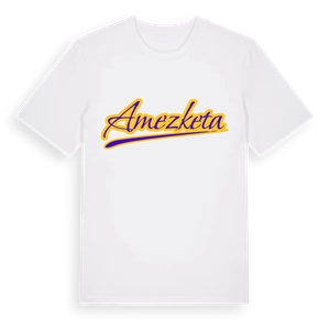 Amezketa baseball t-shirt – ekologisk bomull t-shirt från Pinshirt
