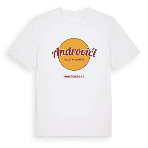 Androvići cirkel t-shirt – ekologisk bomull t-shirt från Pinshirt