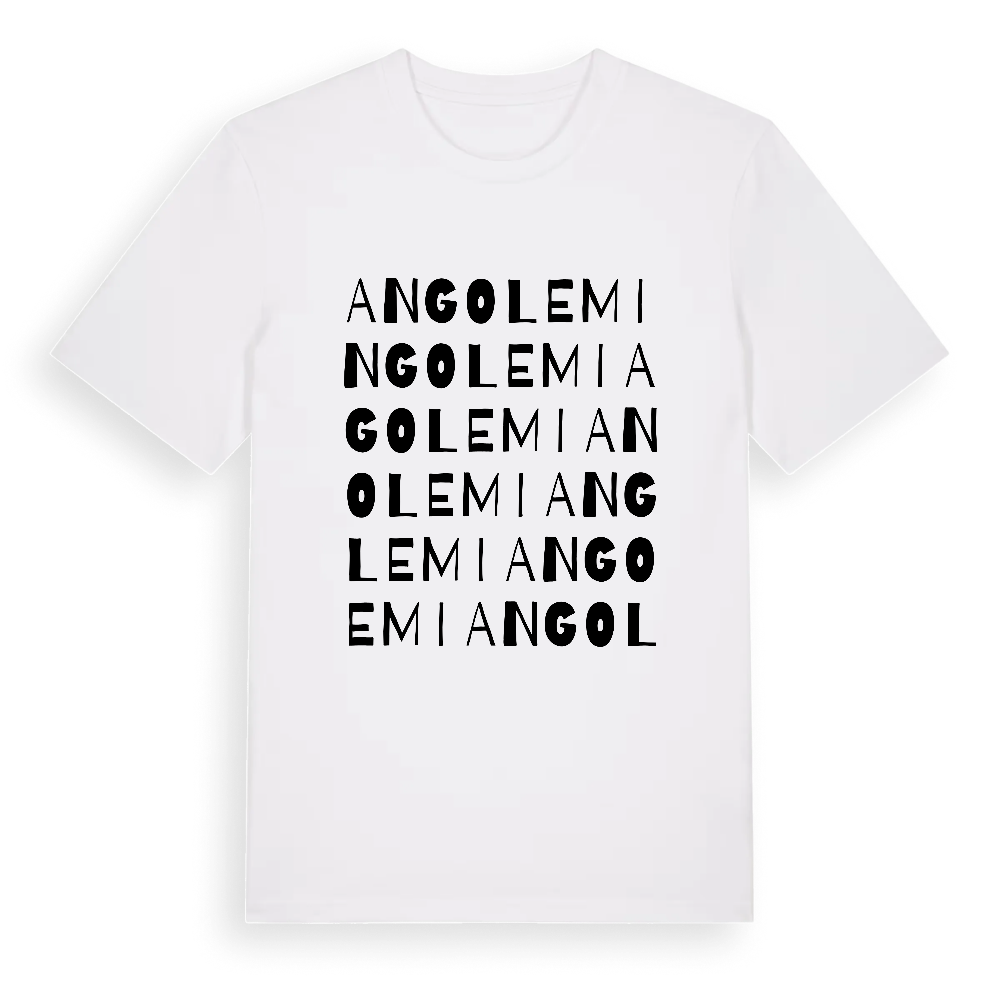 Angolemi ordlek t-shirt – White, i miljö