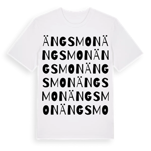 Ängsmon ordlek t-shirt – ekologisk bomull t-shirt från Pinshirt