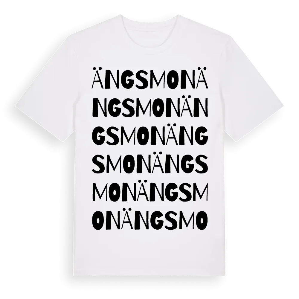 Ängsmon ordlek t-shirt i miljö