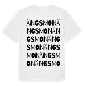 Ängsmon ordlek t-shirt – ekologisk bomull t-shirt från Pinshirt