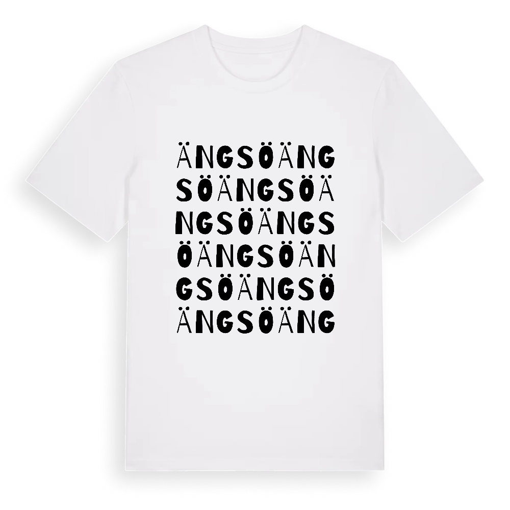 Ängsö ordlek t-shirt – White, i miljö