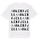 Ankerfjella ordlek t-shirt