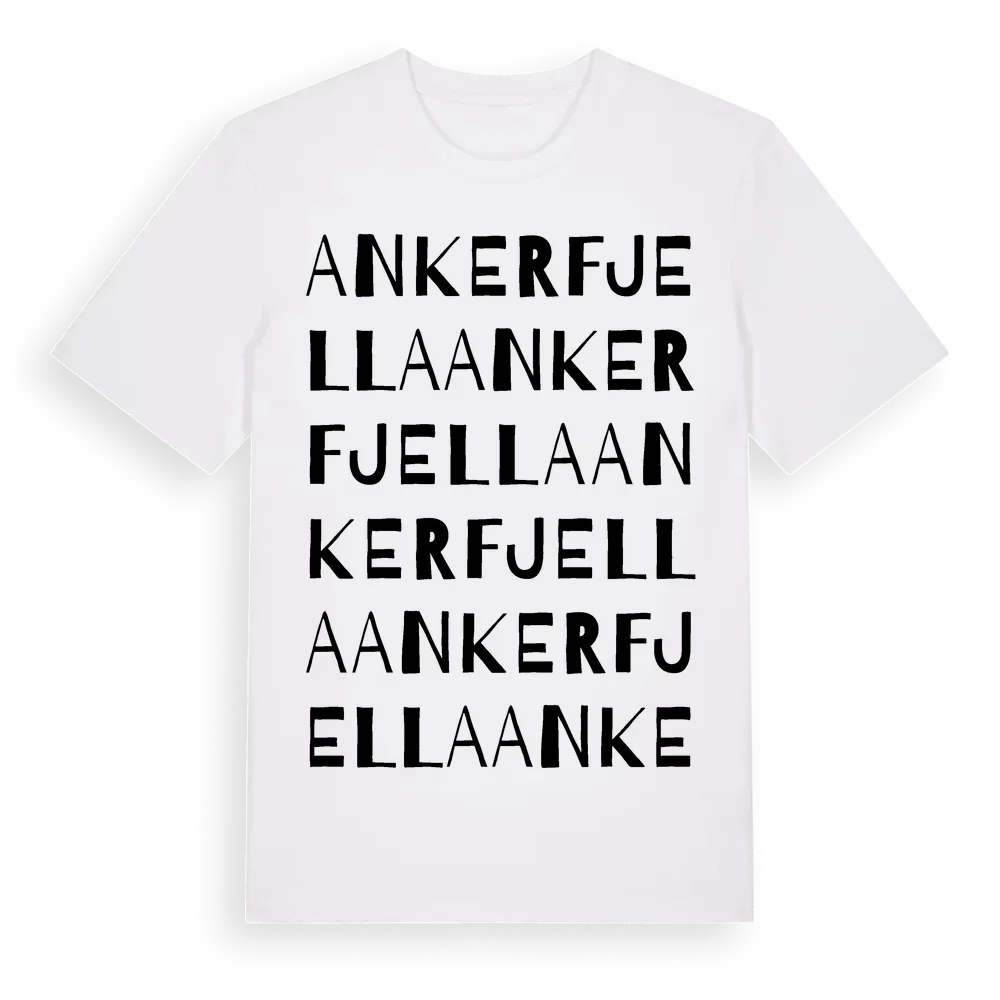 Ankerfjella ordlek t-shirt i miljö