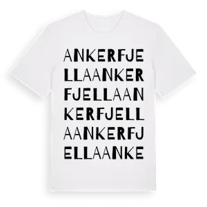 Ankerfjella ordlek t-shirt – ekologisk bomull t-shirt från Pinshirt