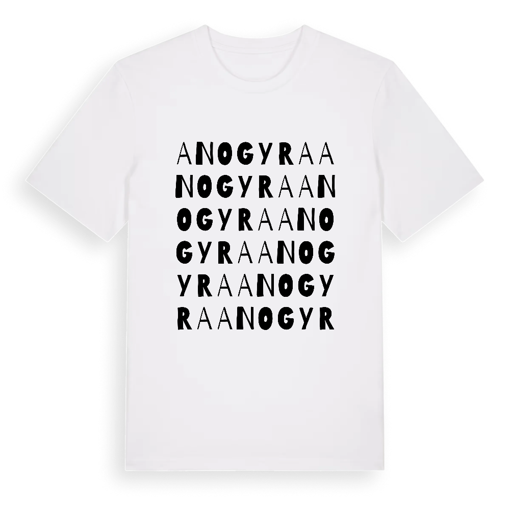 Anogyra ordlek t-shirt – White, i miljö