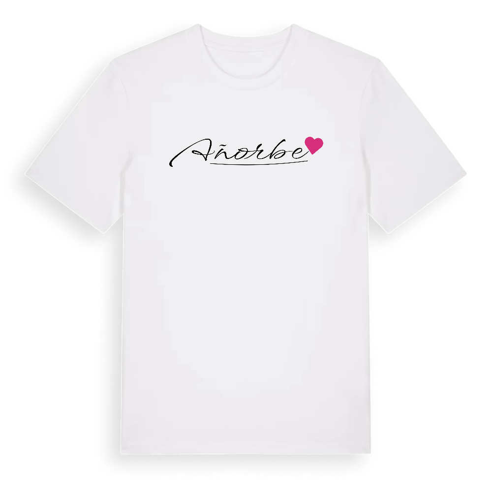 Añorbe hjärta t-shirt – White, i miljö