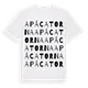 Apácatorna ordlek t-shirt