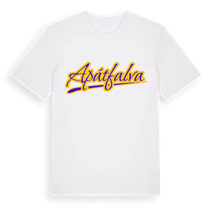 Apátfalva baseball t-shirt – ekologisk bomull t-shirt från Pinshirt
