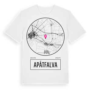 Apátfalva t-shirt – ekologisk bomull t-shirt från Pinshirt