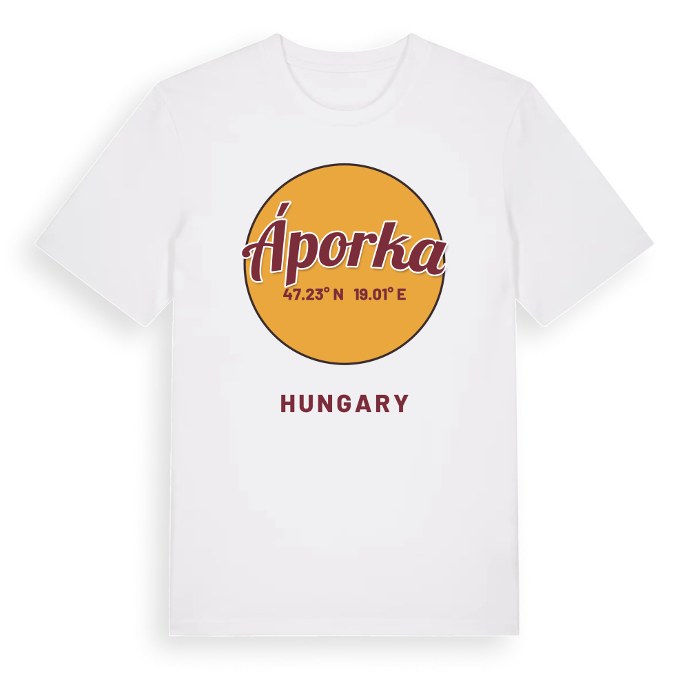 Áporka cirkel t-shirt – White, i miljö