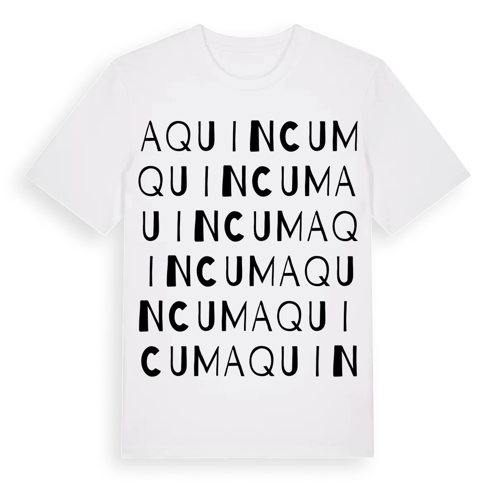 Aquincum ordlek t-shirt – White, i miljö