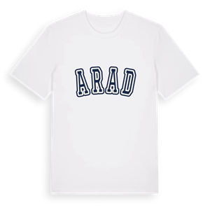Arad college t-shirt – ekologisk bomull t-shirt från Pinshirt