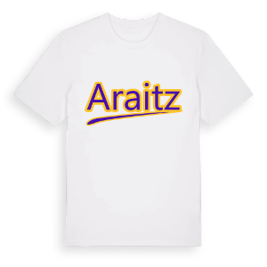 Araitz baseball t-shirt – ekologisk bomull t-shirt från Pinshirt