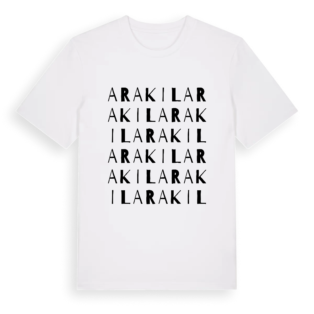 Arakil ordlek t-shirt – White, i miljö