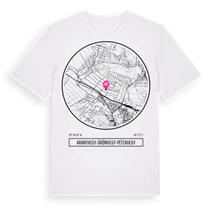 Aranyhegy-Ürömhegy-Péterhegy t-shirt – ekologisk bomull t-shirt från Pinshirt