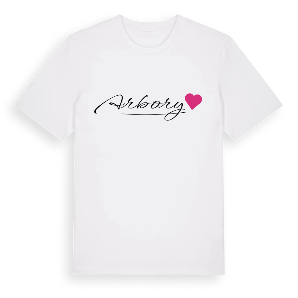 Arbory hjärta t-shirt – White, i miljö