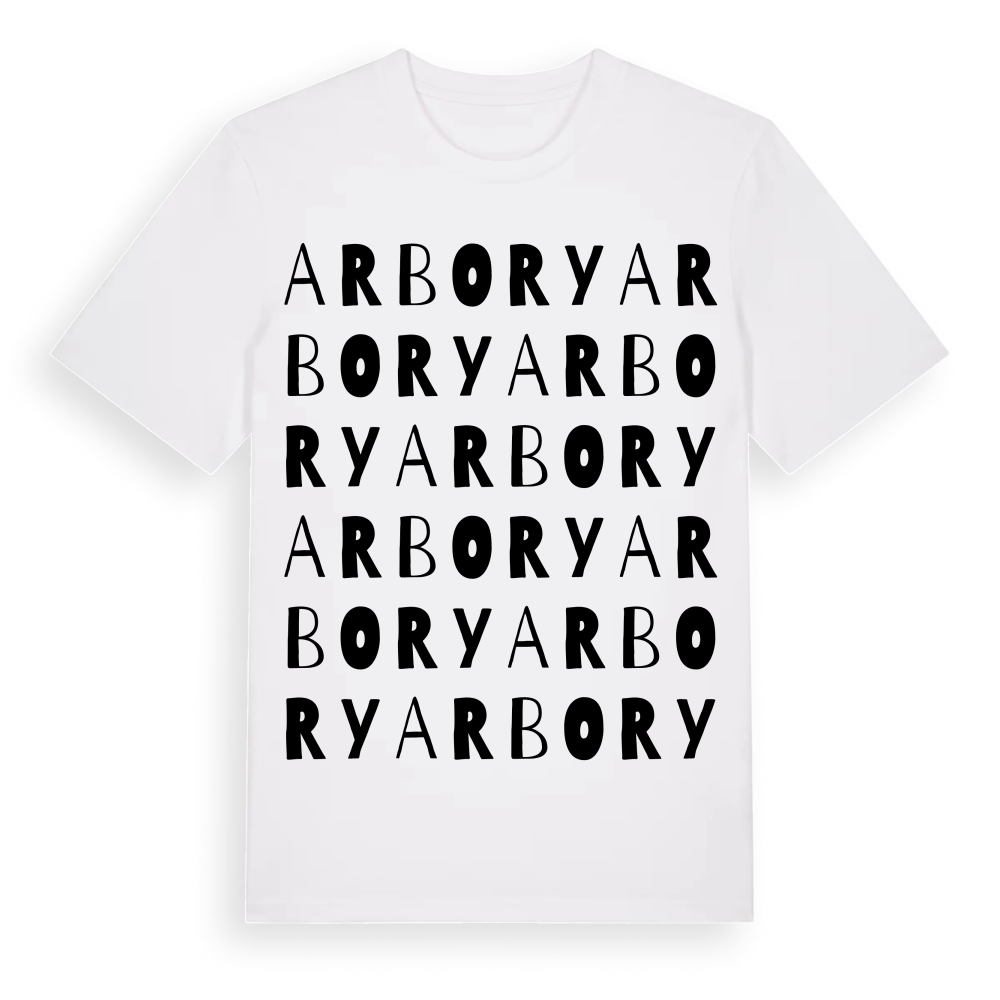 Arbory ordlek t-shirt – White, i miljö