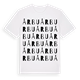 Årbu ordlek t-shirt