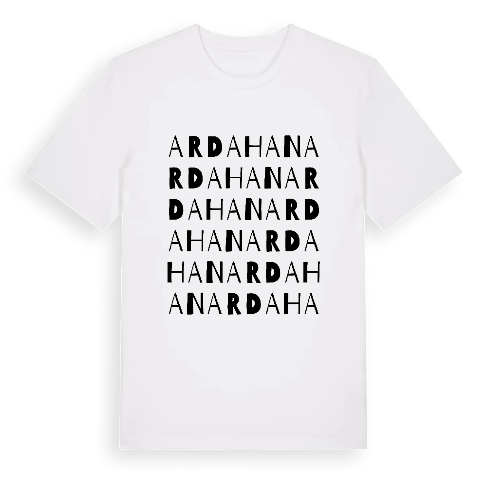 Ardahan ordlek t-shirt – White, i miljö