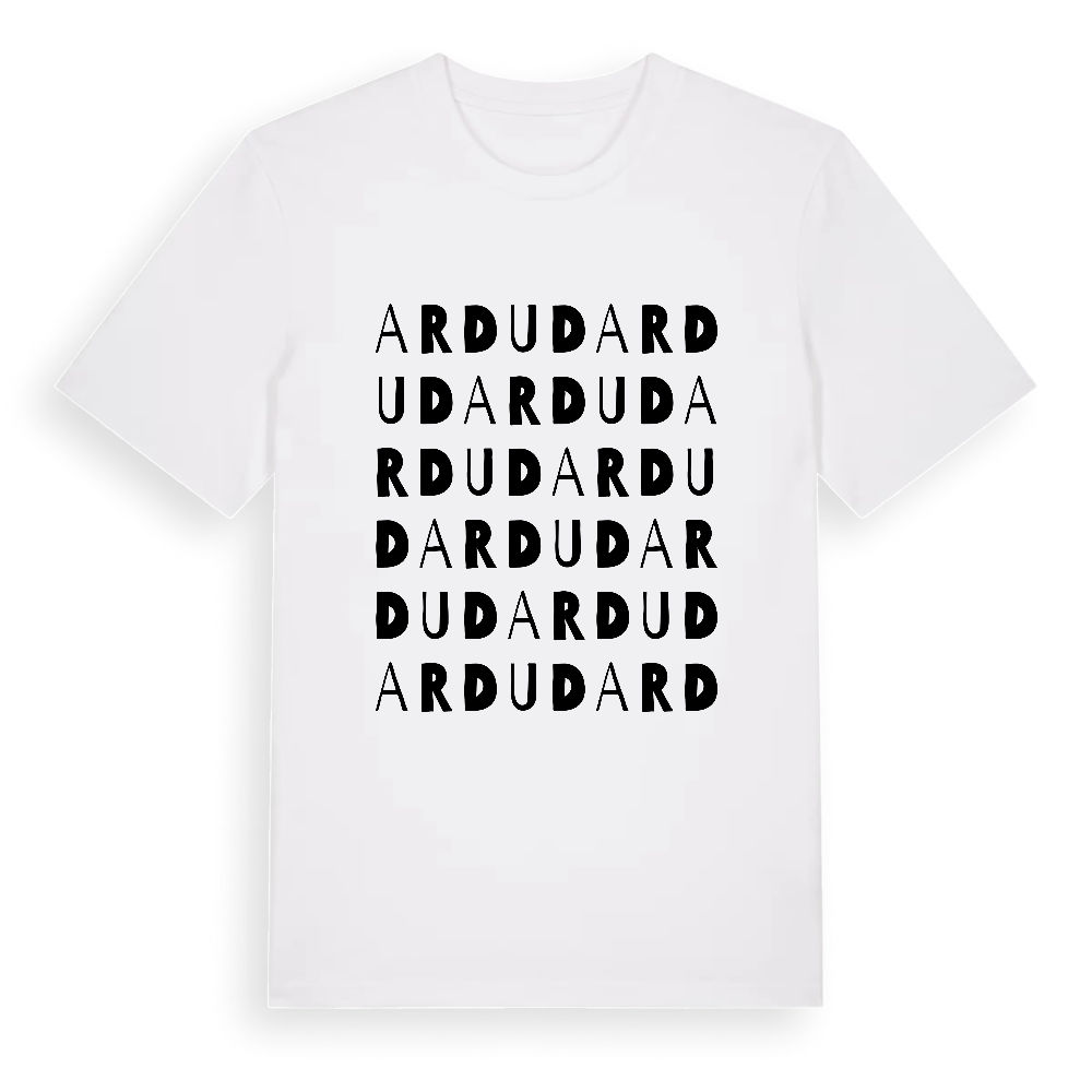 Ardud ordlek t-shirt – White, i miljö