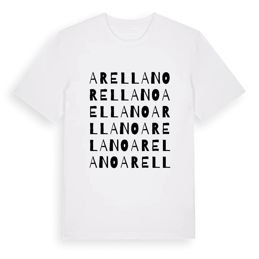 Arellano ordlek t-shirt – White, i miljö
