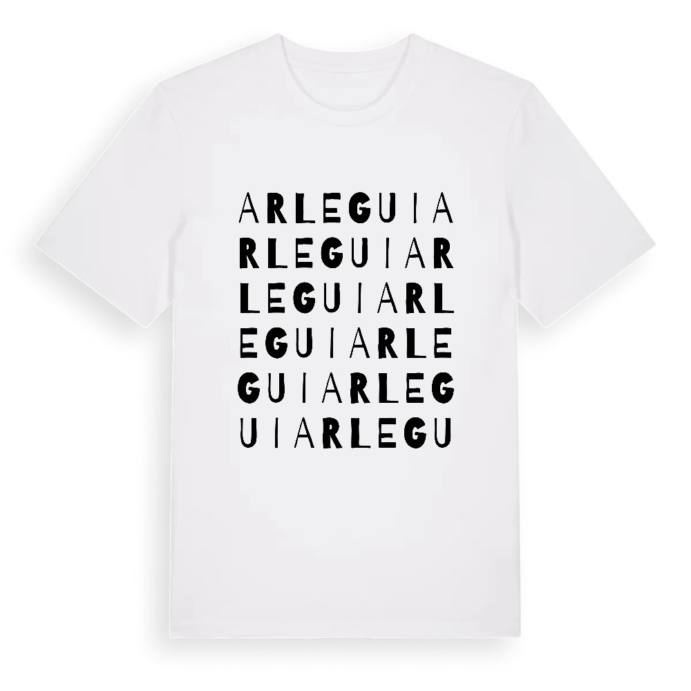 Arlegui ordlek t-shirt – White, i miljö